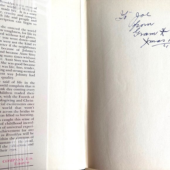 A Tree Grows in Brooklyn by Betty Smith, 1945 Edition, Third Printing - Picture 2 of 7